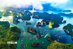 Quần đảo Cát Bà được UNESCO công nhận là khu Dự trữ sinh quyển thế giới (năm 2004); được Thủ tướng Chính phủ công nhận là Di tích Quốc gia đặc biệt (năm 2013). (Ảnh: TTXVN)