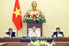 Chủ tịch Quốc hội Trần Thanh Mẫn phát biểu. (Ảnh: Doãn Tấn/TTXVN)