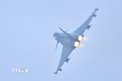 Máy bay chiến đấu Eurofighter Typhoon của Không lực Đức. (Ảnh minh họa: PAP/TTXVN)