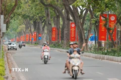 Đường phố Hà Nội. (Ảnh: Minh Quyết/TTXVN)