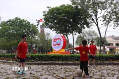 Không khí Hà Nội ở mức trung bình. (Nguồn: TTXVN)
