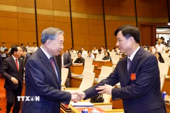 Tổng Bí thư, Chủ tịch nước Tô Lâm và các đại biểu dự Hội nghị. (Ảnh: Thống Nhất/TTXVN)