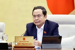 Chủ tịch Quốc hội Trần Thanh Mẫn phát biểu. (Ảnh: Doãn Tấn/TTXVN)