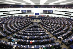 Toàn cảnh một phiên họp Nghị viện châu Âu tại Strasbourg, Pháp. (Nguồn: THX/TTXVN)