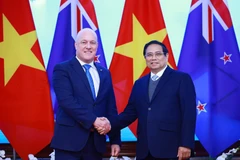 Chiều 26/2/2025, tại Hà Nội, Thủ tướng Phạm Minh Chính và Thủ tướng New Zealand Christopher Luxon hội đàm và chứng kiến ký kết các văn kiện hợp tác giữa hai nước. (Ảnh: Dương Giang/TTXVN)