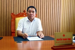 Ông Nguyễn Thanh Tùng, Phó Giám đốc Sở Văn hóa, Thể thao và Du lịch Quảng Ninh góp ý kiến về công tác quản lý báo chí. (Ảnh: Đức Hiếu/TTXVN)