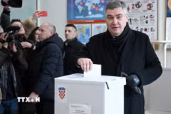 Tổng thống Croatia Zoran Milanovic. (Ảnh: THX/TTXVN)