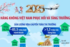 Năm 2025: Hàng không Việt Nam phục hồi và tăng trưởng