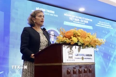 Bà Carmen Cano de Lasala, Đại sứ Tây Ban Nha tại Việt Nam. (Ảnh: Xuân Anh/TTXVN)