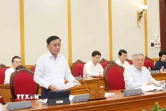 Ngày 3/9, tại Trụ sở Trung ương Đảng, Tổ công tác số 4 của Bộ Chính trị, Ban Bí thư do đồng chí Trần Cẩm Tú, Uỷ viên Bộ Chính trị, Thường trực Ban Bí thư chủ trì, làm việc với Ban Thường vụ Tỉnh uỷ Đắk Lắk về công tác chuẩn bị Đại hội đại biểu Đảng bộ tỉnh nhiệm kỳ 2025-2030. (Ảnh: Phương Hoa/TTXVN)