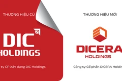 Diện mạo thương hiệu mới của DIC Holdings. (Nguồn: Vietnam+)