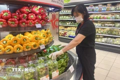 Một siêu thị tại Thành phố Hồ Chí Minh. (Ảnh: Hương Giang/TTXVN)