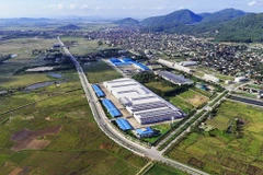 Khu công nghiệp Nam Hồng, thị xã Hồng Lĩnh, tỉnh Hà Tĩnh. (Ảnh: Hữu Quyết/TTXVN)