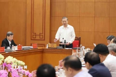 Tổng Bí thư Tô Lâm, Trưởng Ban Chỉ đạo Trung ương về phòng, chống tham nhũng, lãng phí, tiêu cực phát biểu. (Ảnh: An Đăng/TTXVN)