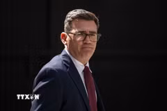 Ông Andy Burnham, người vừa được bầu làm lãnh đạo Công đảng cầm quyền thay ông Keir Starmer, sẽ nhậm chức Thủ tướng và bước vào Số 10 phố Downing vào ngày 20/7. (Ảnh: THX/TTXVN phát)