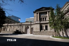 Trụ sở Ngân hàng trung ương Nhật Bản (BOJ) ở Tokyo. (Ảnh: AFP/TTXVN)
