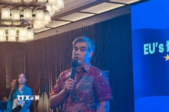 Đại sứ EU tại ASEAN Sujiro Seam. (Ảnh: Đỗ Quyên/TTXVN)