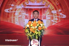 Phó Thủ tướng Chính phủ Lê Thành Long phát biểu tại lễ kỷ niệm. (Ảnh: BTC)