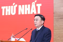 Đồng chí Trần Cẩm Tú, Ủy viên Bộ Chính trị, Thường trực Ban Bí thư, Bí thư Đảng uỷ các cơ quan Đảng Trung ương phát biểu chỉ đạo Hội nghị. (Ảnh: Phương Hoa/TTXVN)