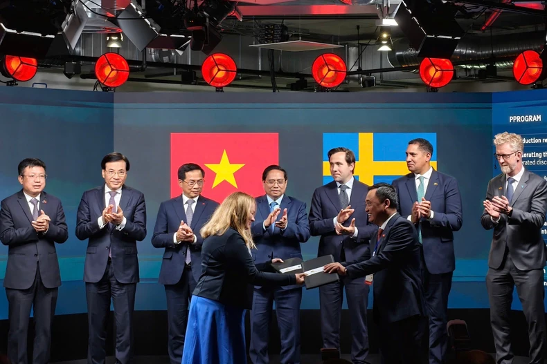 Vietnam Airlines “bắt tay” với Scandinavian Airlines, mở cơ hội bay Bắc Âu. (Ảnh: PV/Vietnam+)