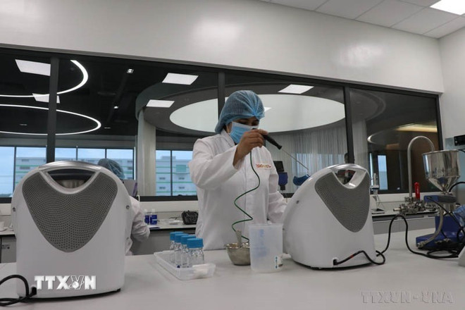 The first Bloom Center for Inspiring Creativity and Global Innovation in Vietnam, jointly operated by Tetra Pak and DenEast (a Swedish investment), has been put into operation at the Vietnam-Singapore Industrial Park IIA in Binh Duong province. (Photo: Duong Chi Tuong/VNA) ttxvn-vietnan-thuy-dien.jpg
