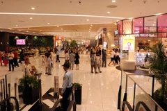 Trung tâm thương mại AEON MALL ở Huế với thiết kế hiện đại. (Ảnh: Đỗ Trưởng/TTXVN)