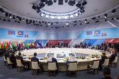 Hội nghị Cấp cao Nhóm BRICS ở Kazan, Nga hồi tháng 10/2024. (Nguồn: ANI/TTXVN)