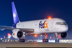 Một chiếc máy bay của FedEx. (Nguồn: flightradar)