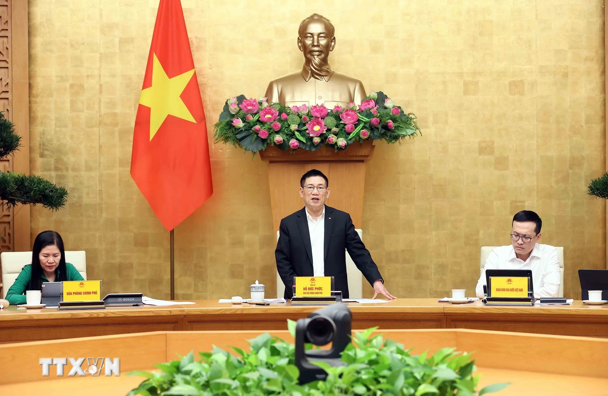 Phó Thủ tướng Hồ Đức Phớc chủ trì họp Ban Chỉ đạo phòng, chống rửa tiền