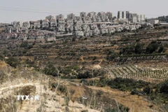 Quang cảnh khu định cư ở Efrat ở ngoại ô thành phố Bethlehem, Khu Bờ Tây. (Ảnh: Getty Images/TTXVN)