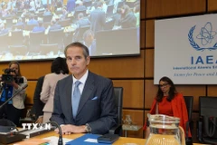Tổng Giám đốc IAEA Rafael Grossi tại một cuộc họp ở Vienna (Áo). (Ảnh: THX/TTXVN)