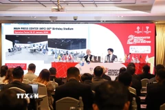 Quang cảnh hội nghị cập nhật công tác chuẩn bị cho SEA Games 33 và ASEAN Para Games 13, diễn ra mới đây tại Thái Lan. (Ảnh: Đỗ Sinh/TTXVN)