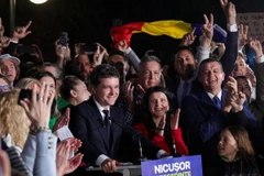 Ông Dan giành chiến thắng trong vòng 2 bầu cử Tổng thống Romania hôm 18/5 vừa qua với 54% số phiếu ủng hộ. (Nguồn: Hungary Today)