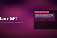 Hình ảnh trên trang chủ website latamgpt.org. (Ảnh chụp màn hình)