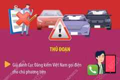 Cảnh báo thủ đoạn giả danh Cục Đăng kiểm Việt Nam để lừa chuyển tiền