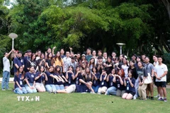 Sinh viên Việt Nam tại Australia - lực lượng trí thức trẻ có thể đóng góp những giải pháp có giá trị cho phát triển bền vững của đất nước. (Ảnh: Thanh Tú/TTXVN)