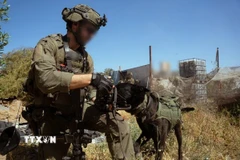 Binh sỹ Israel tham gia chiến dịch quân sự tại Dải Gaza ngày 6/5/2025. (Ảnh: THX/TTXVN)