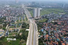 Một khu vực ở huyện Hoài Đức (Hà Nội). (Ảnh: Quốc Khánh/TTXVN)