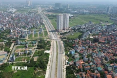 Một khu vực ở huyện Hoài Đức (Hà Nội). (Ảnh: Quốc Khánh/TTXVN)