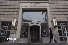 Trụ sở của Cơ quan Phát triển Quốc tế Mỹ (USAID) tại Washington D.C. (Ảnh: Anadolu Agency/TTXVN)