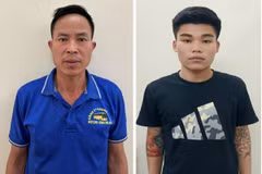 Hai đối tượng Khương và Phụ bị công an bắt giữ. (Nguồn: Báo Đồng Nai)