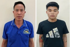 Hai đối tượng Khương và Phụ bị công an bắt giữ. (Nguồn: Báo Đồng Nai)