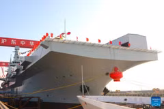 Tàu đổ bộ tấn công thế hệ mới Type 076 của Trung Quốc. (Nguồn: China Military)