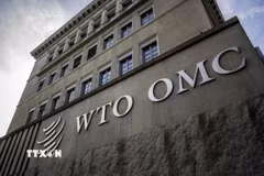 Trụ sở Tổ chức Thương mại Thế giới (WTO) tại Geneva (Thụy Sĩ). (Ảnh: Getty Images/TTXVN)