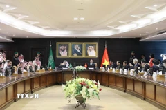 Thủ tướng Phạm Minh Chính dự và phát biểu tại Diễn đàn kinh doanh Việt Nam-Saudi Arabia, tháng 10/2023. (Ảnh: Dương Giang/TTXVN)