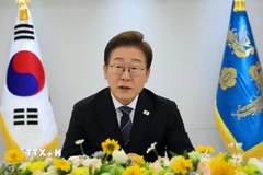Tổng thống Hàn Quốc Lee Jae Myung phát biểu tại cuộc họp ở Seoul. (Ảnh: Yonhap/TTXVN)