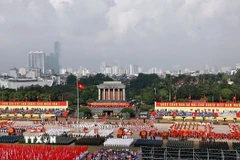 Quang cảnh Lễ kỷ niệm tại Quảng trường Ba Đình sáng 2/9/2025. (Ảnh: Doãn Tấn/TTXVN)
