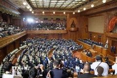 Một phiên họp Quốc hội Nhật Bản tại Thủ đô Tokyo. (Ảnh: THX/TTXVN)