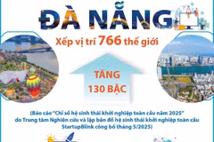 Đà Nẵng tăng 130 bậc trong hệ sinh thái khởi nghiệp toàn cầu năm 2025