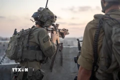 Binh sỹ Israel được triển khai tại Dải Gaza. (Ảnh: THX/TTXVN)